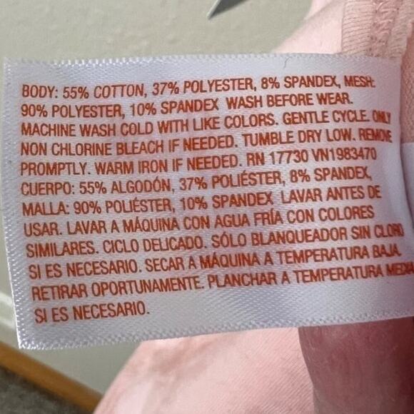 Cat & Jack Girls Leotard – XS (4/5) Ballet Dance Gymnastics Bodysuit Pink – NWT - Picture 8 of 8